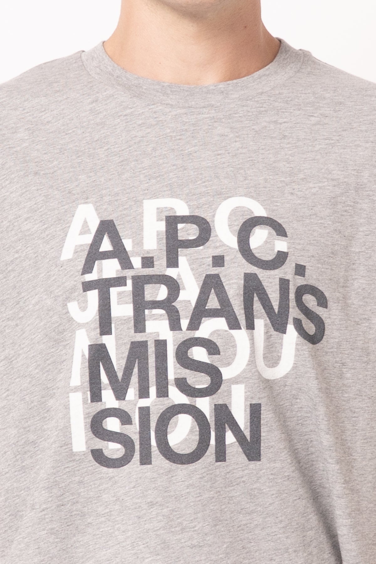 T-Shirt Transmission Gris Chiné