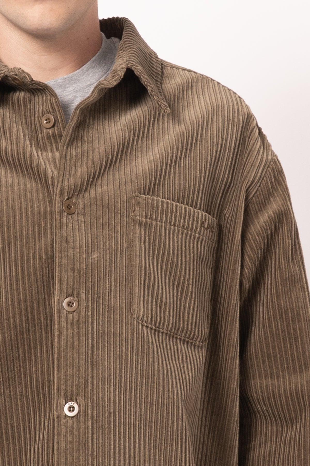 Surchemise Malo Logo Bae Taupe