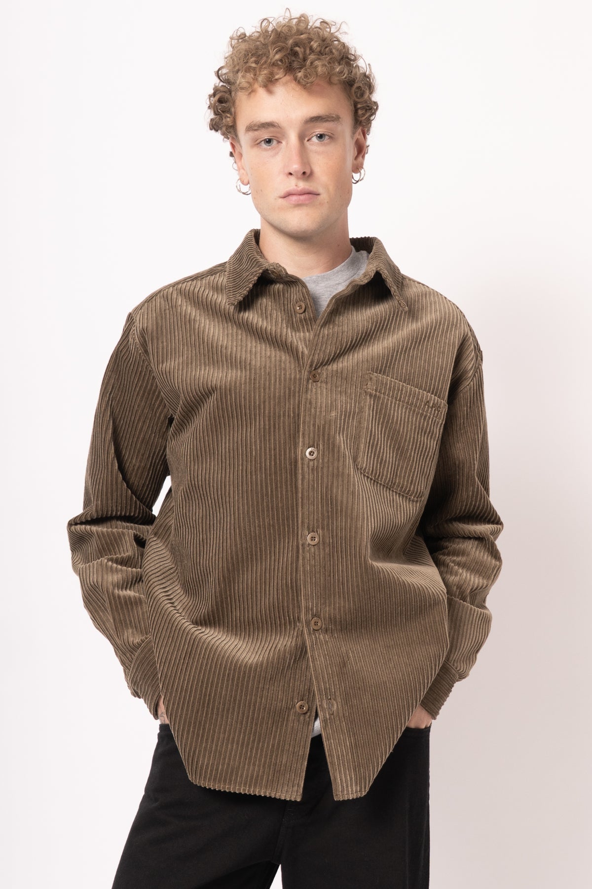 Surchemise Malo Logo Bae Taupe