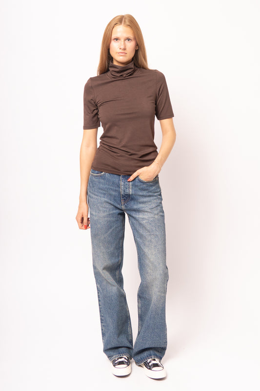 Megan Rollneck T-Shirt Seal Brown
