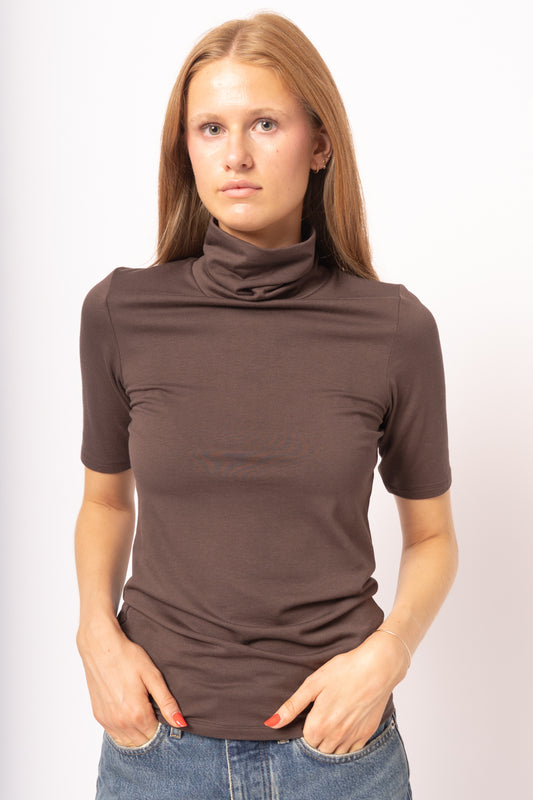 Megan Rollneck T-Shirt Seal Brown