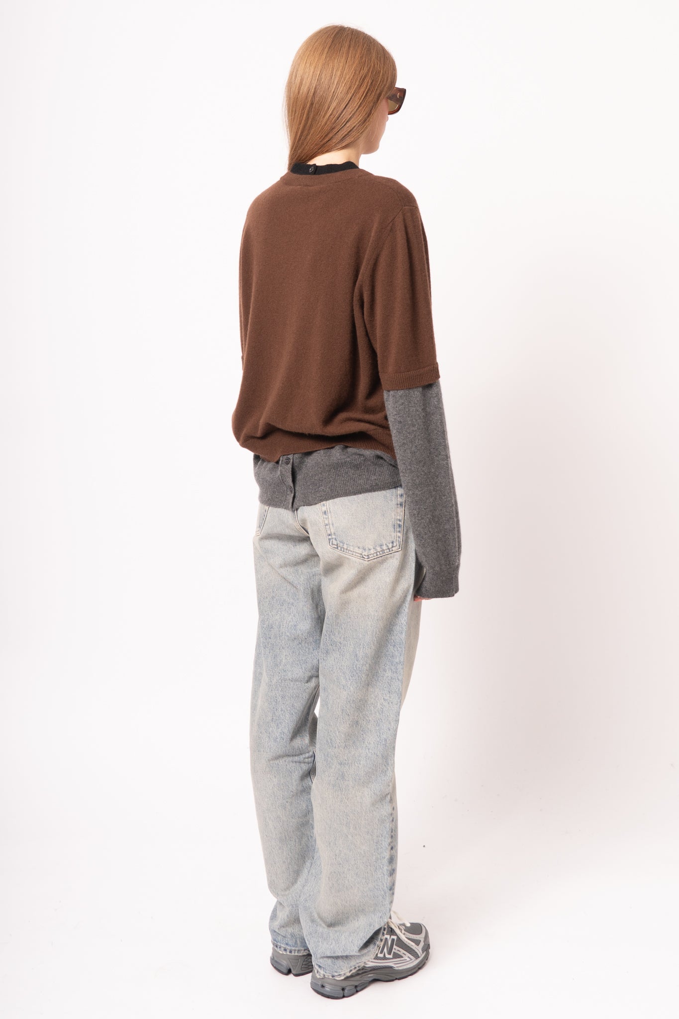 Cashmere Round Neck Sweater Multi-coloured