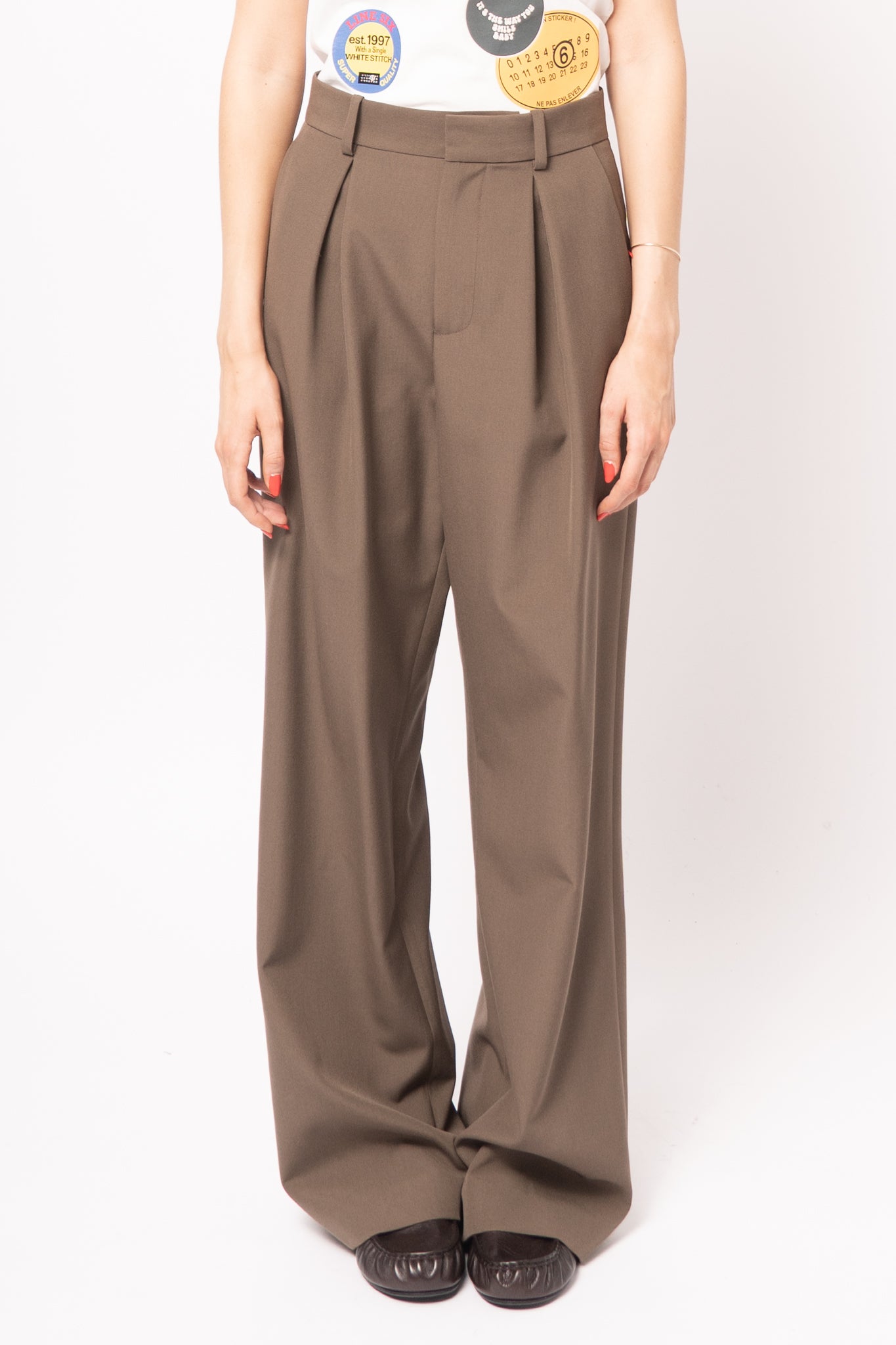 MM6 Pants Natural