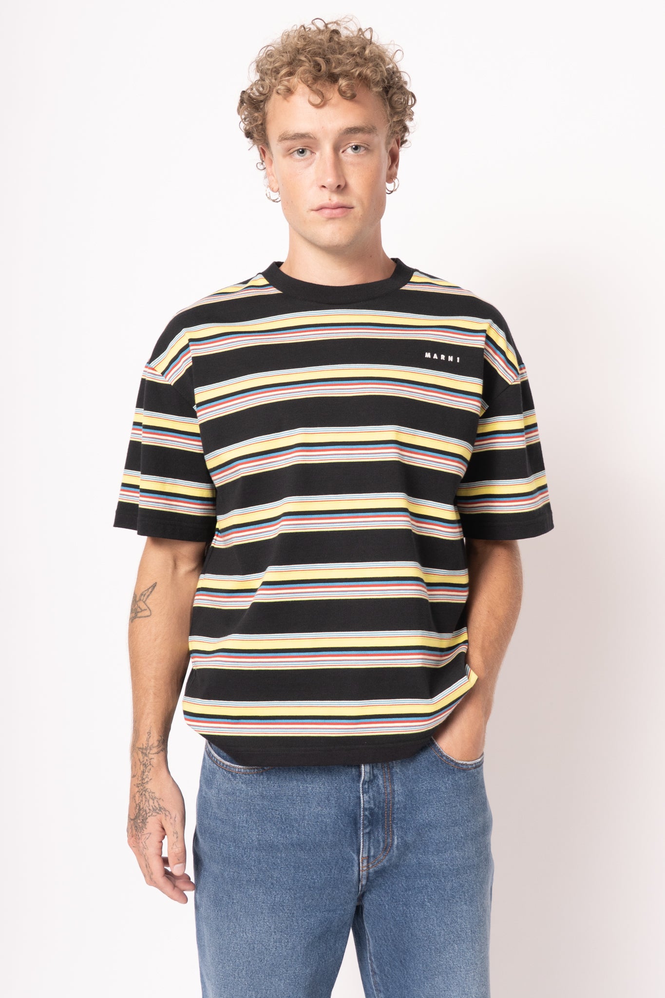Striped Logo T-Shirt