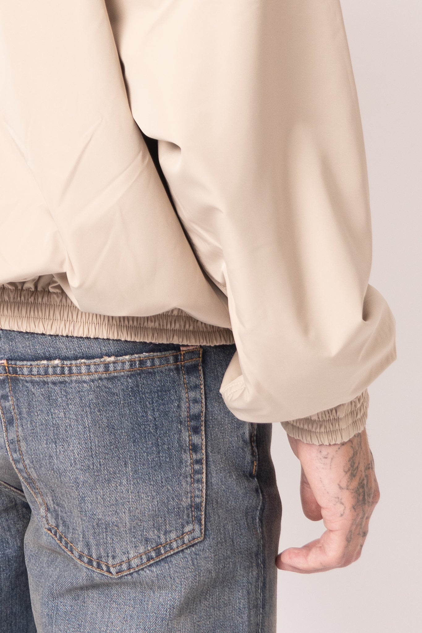 Reversible Logo Jacket Beige