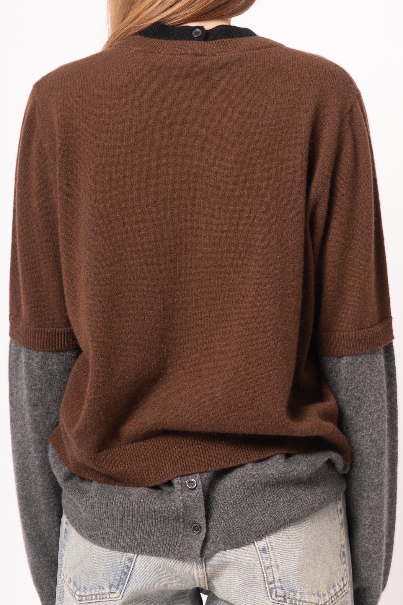 Cashmere Round Neck Sweater Multi-coloured