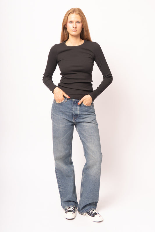 Maya LS T-Shirt Black
