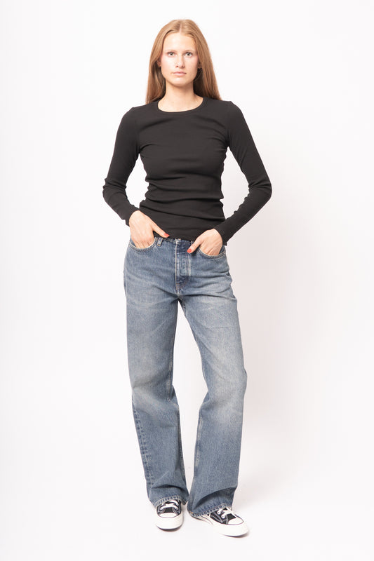 Maya LS T-Shirt Black