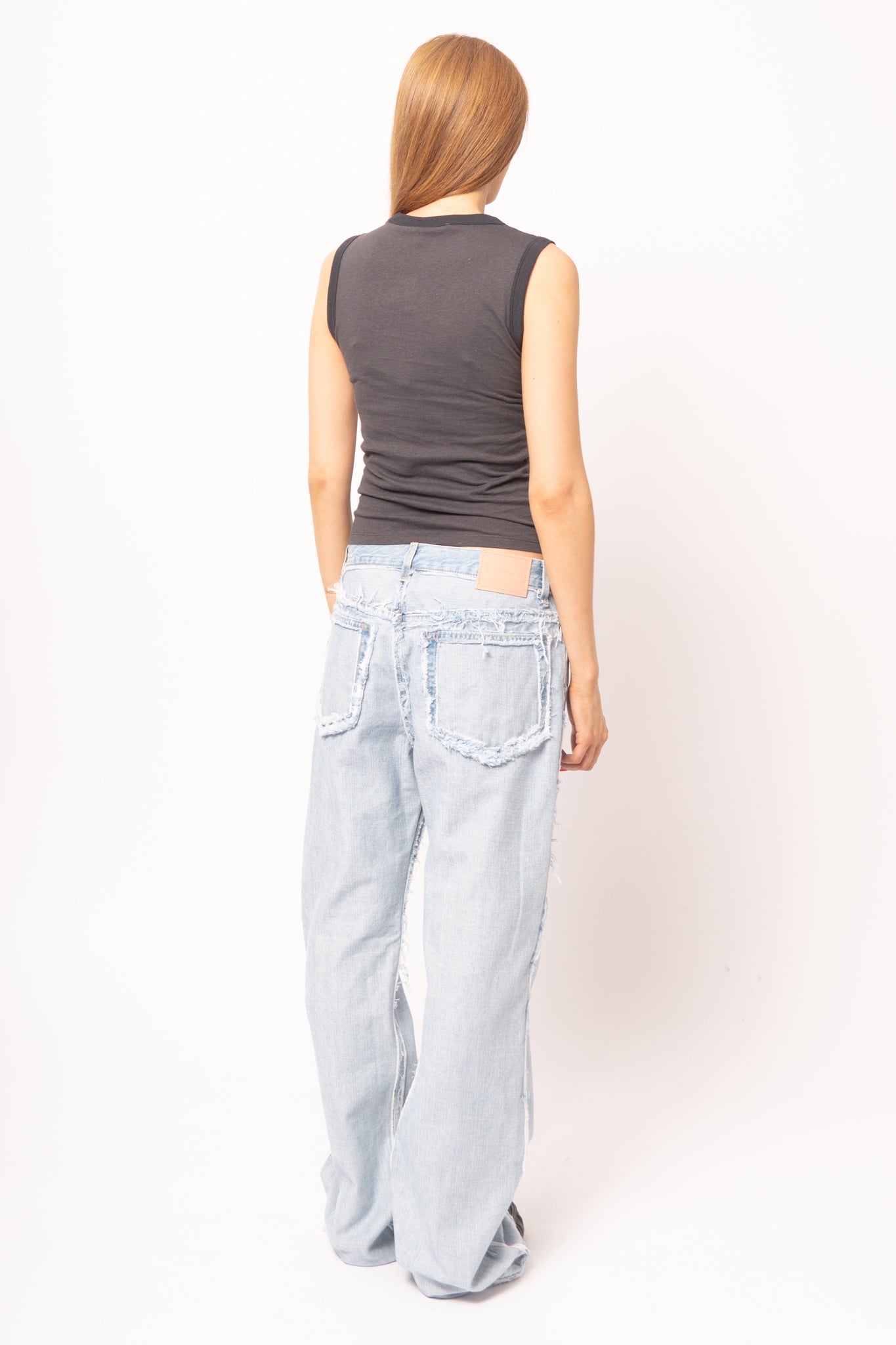 Graphic Tank Top Anthracite Grey