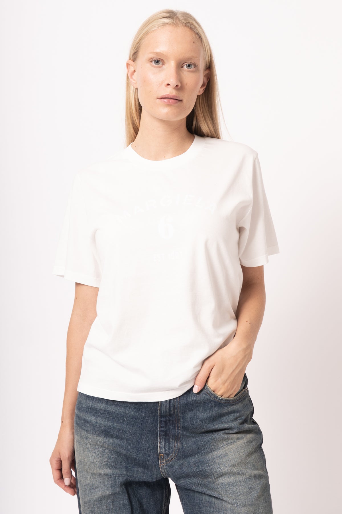 MM6 T-Shirt Hvid