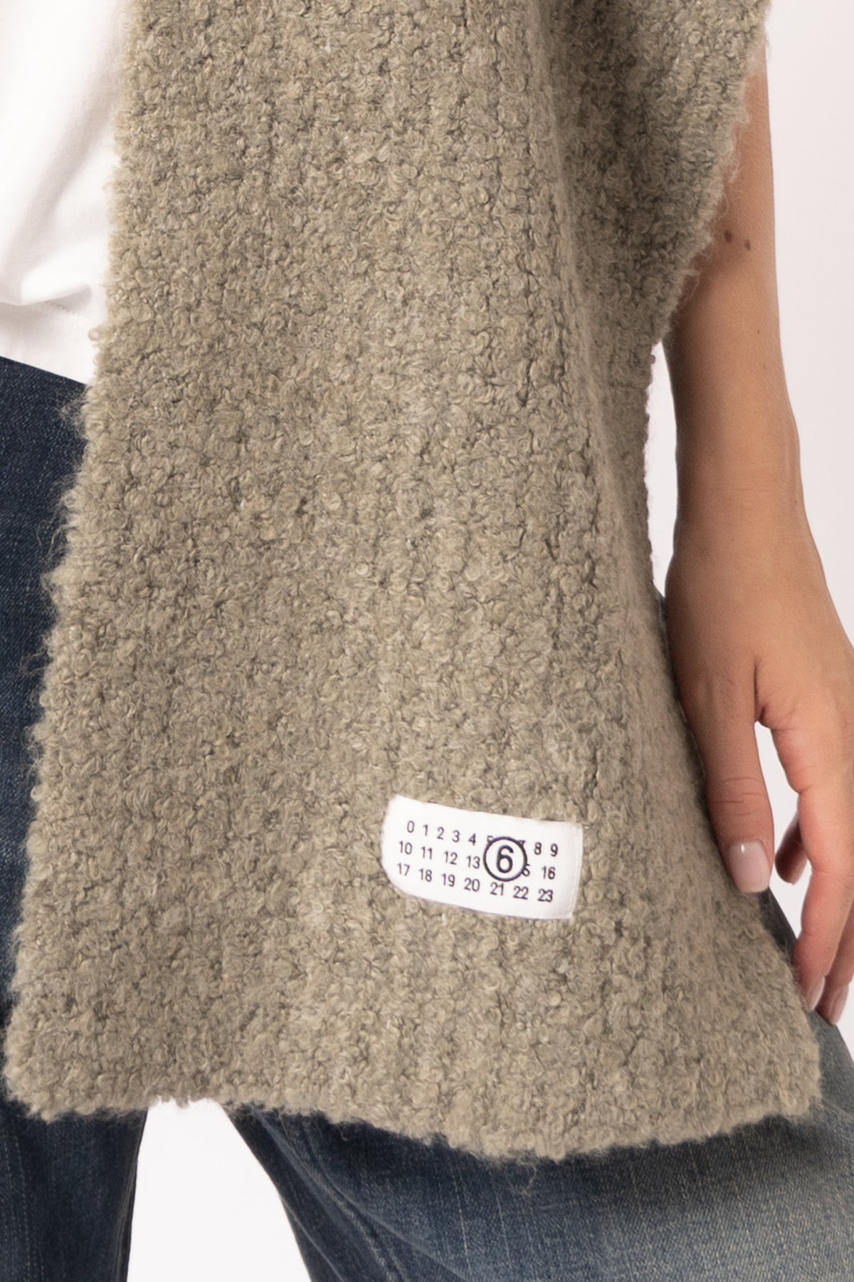 MM6 Scarf Grå/Meleret