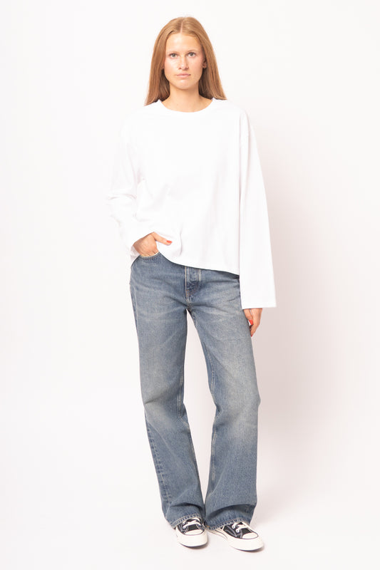 Madisonst LS T-Shirt White