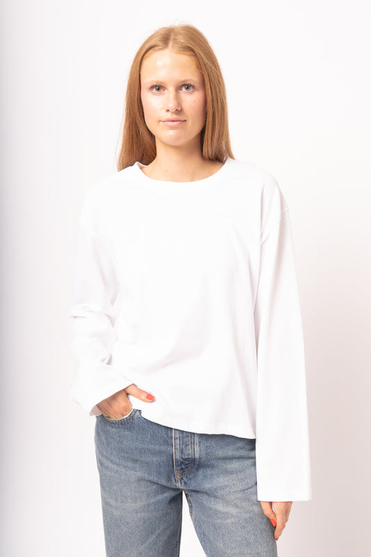 Madisonst LS T-Shirt White