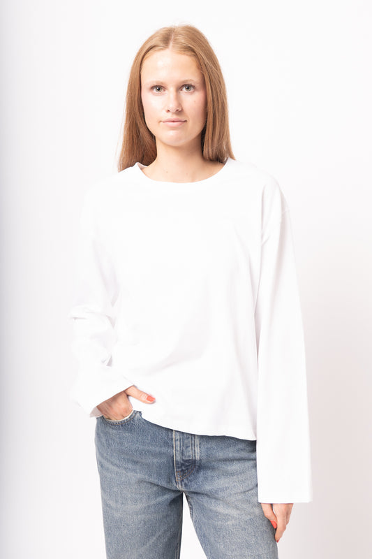 Madisonst LS T-Shirt White