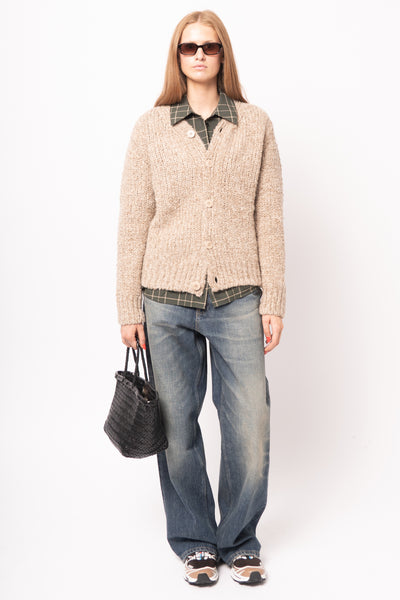 John Cardigan Dark Sand
