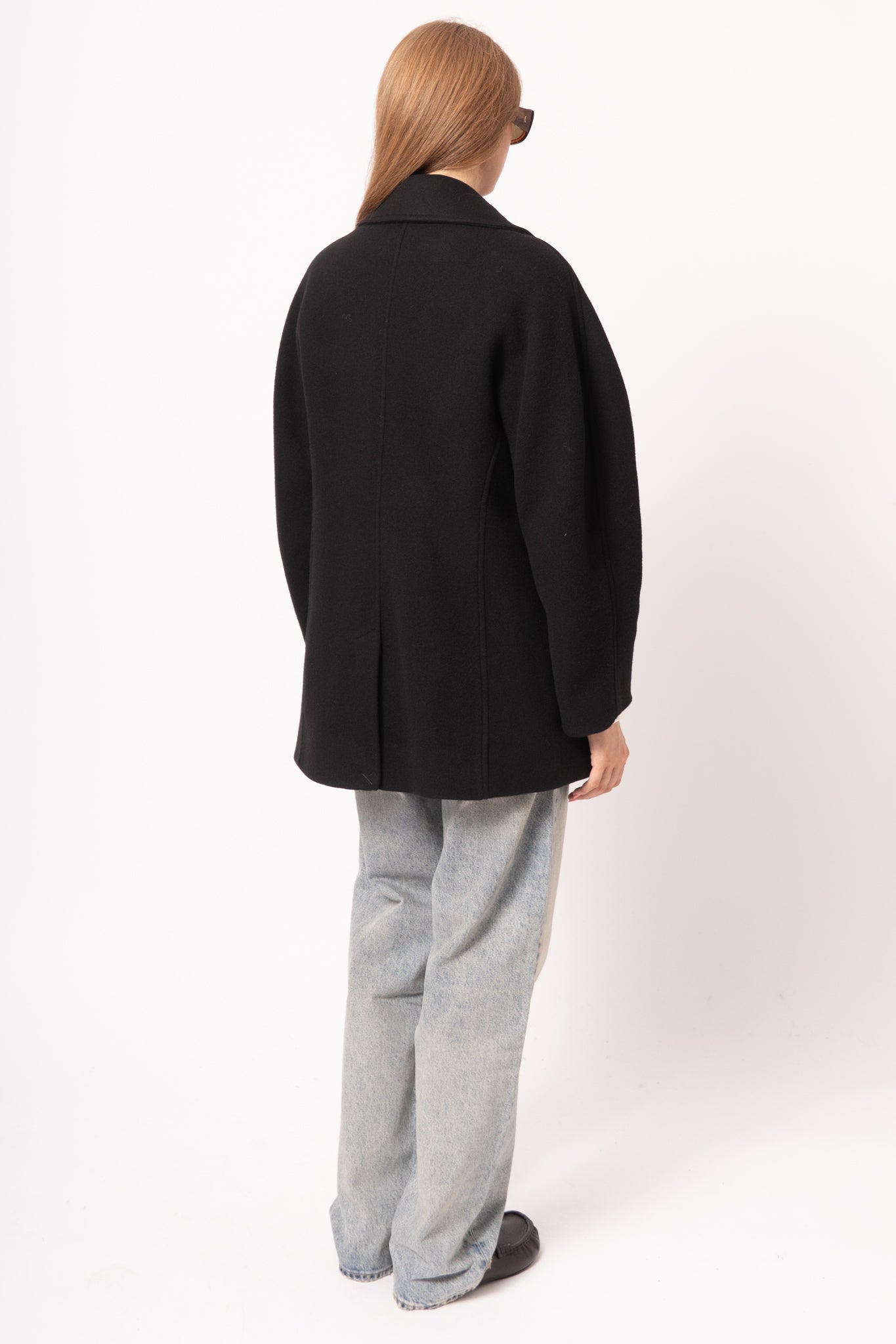Rounded Peacoat Black