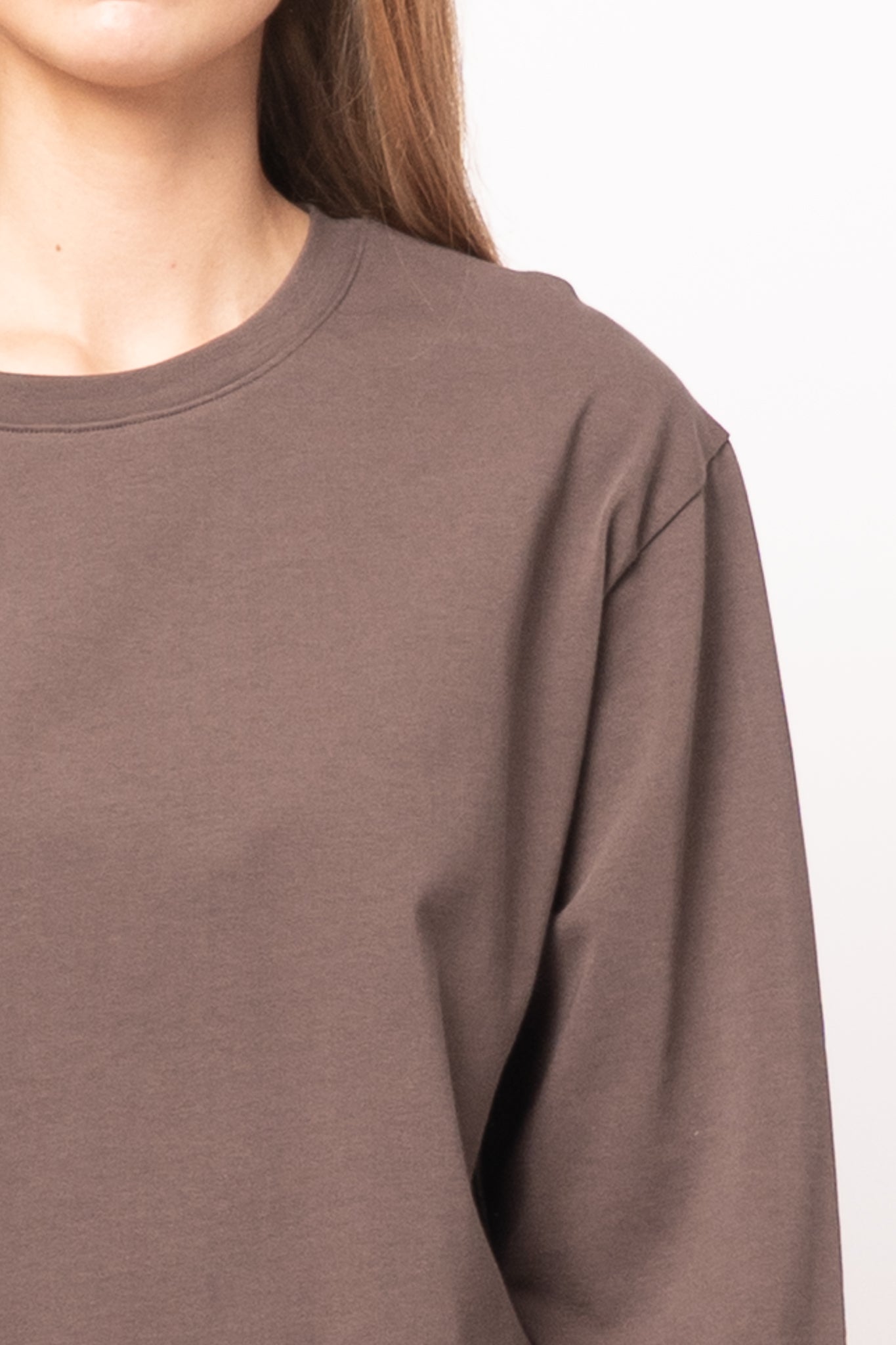 Madisonst LS T-Shirt Seal Brown