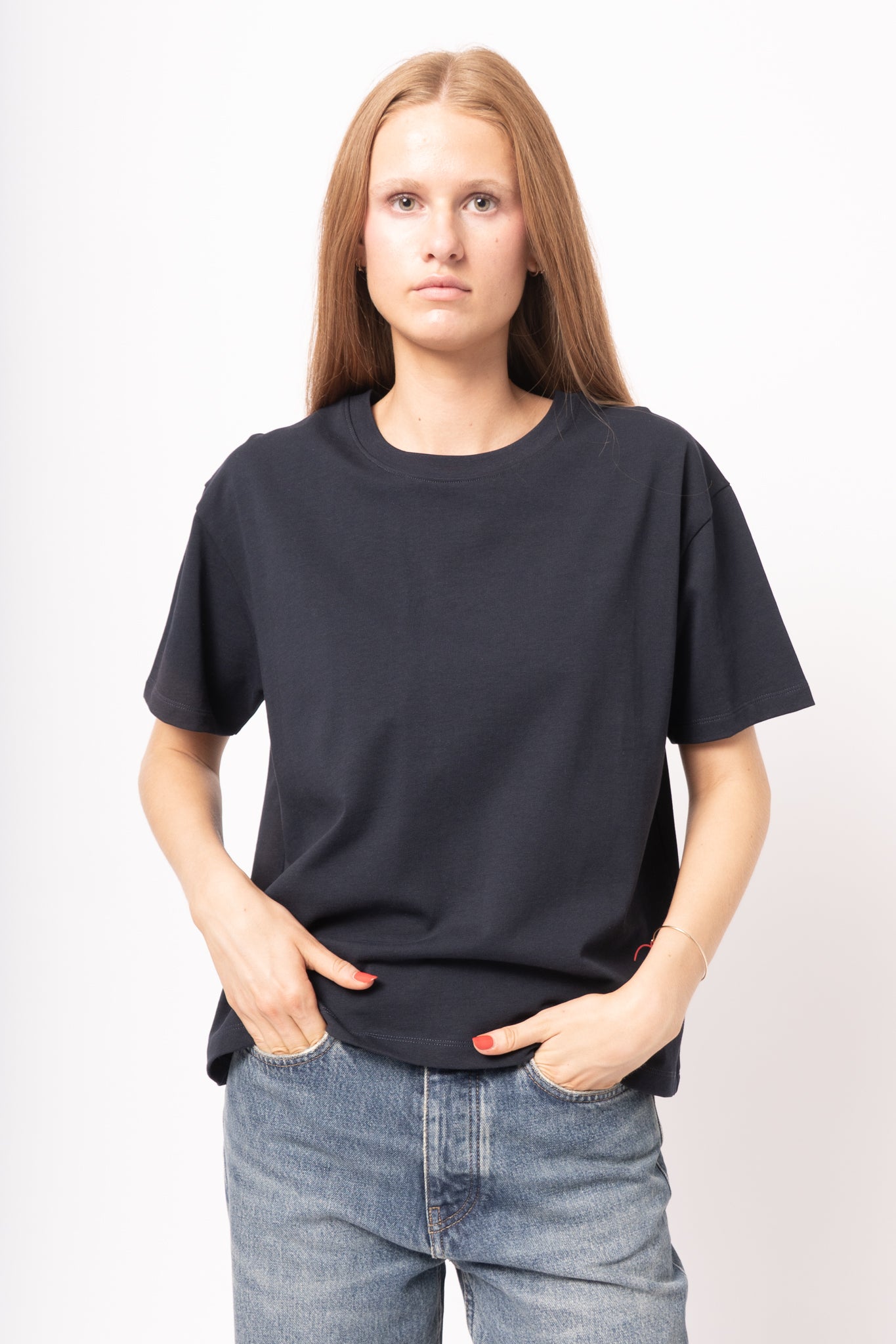 Madison T-Shirt Navy Sky