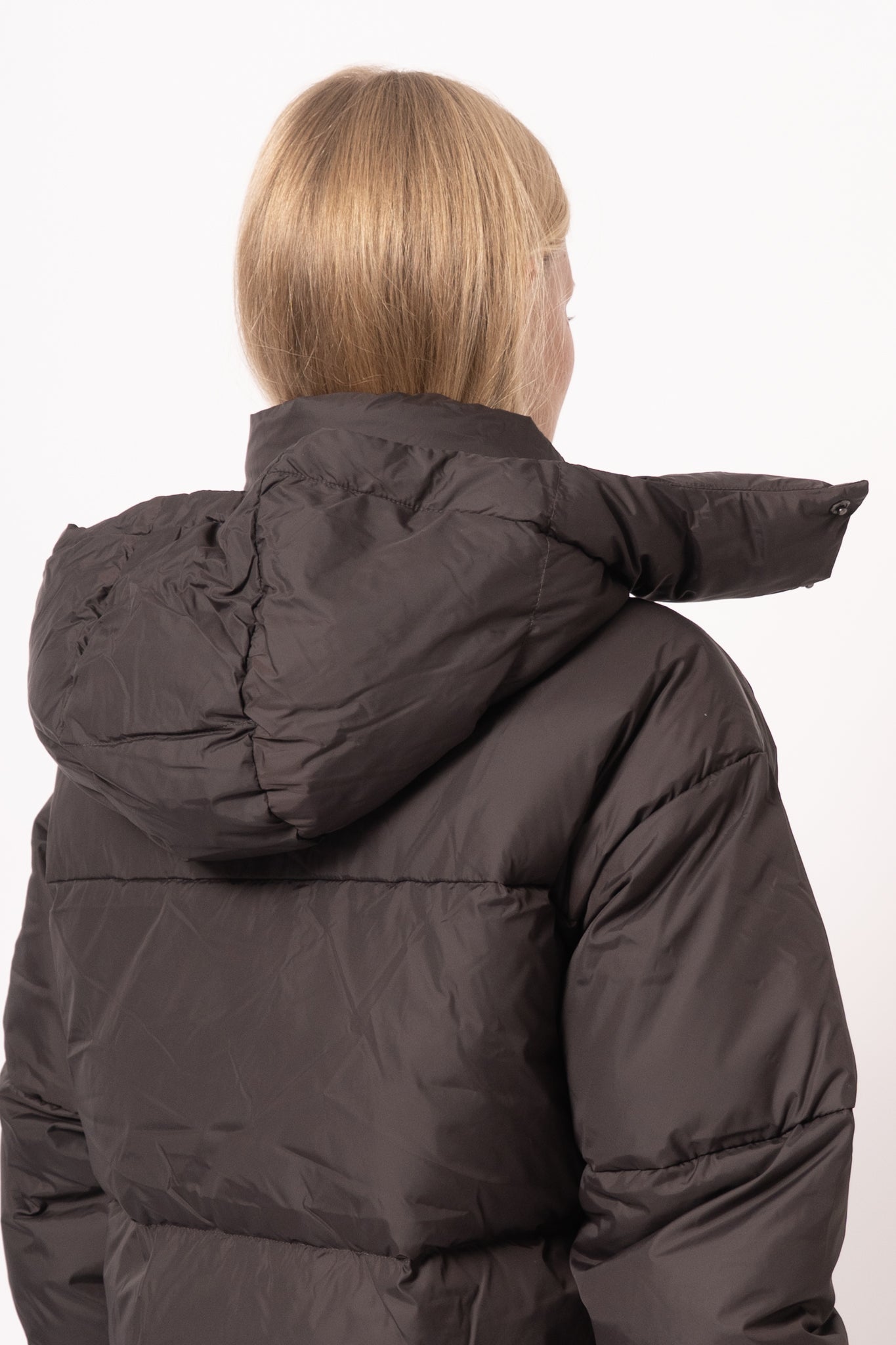 Dyngja Down Cropped Jacket Navy