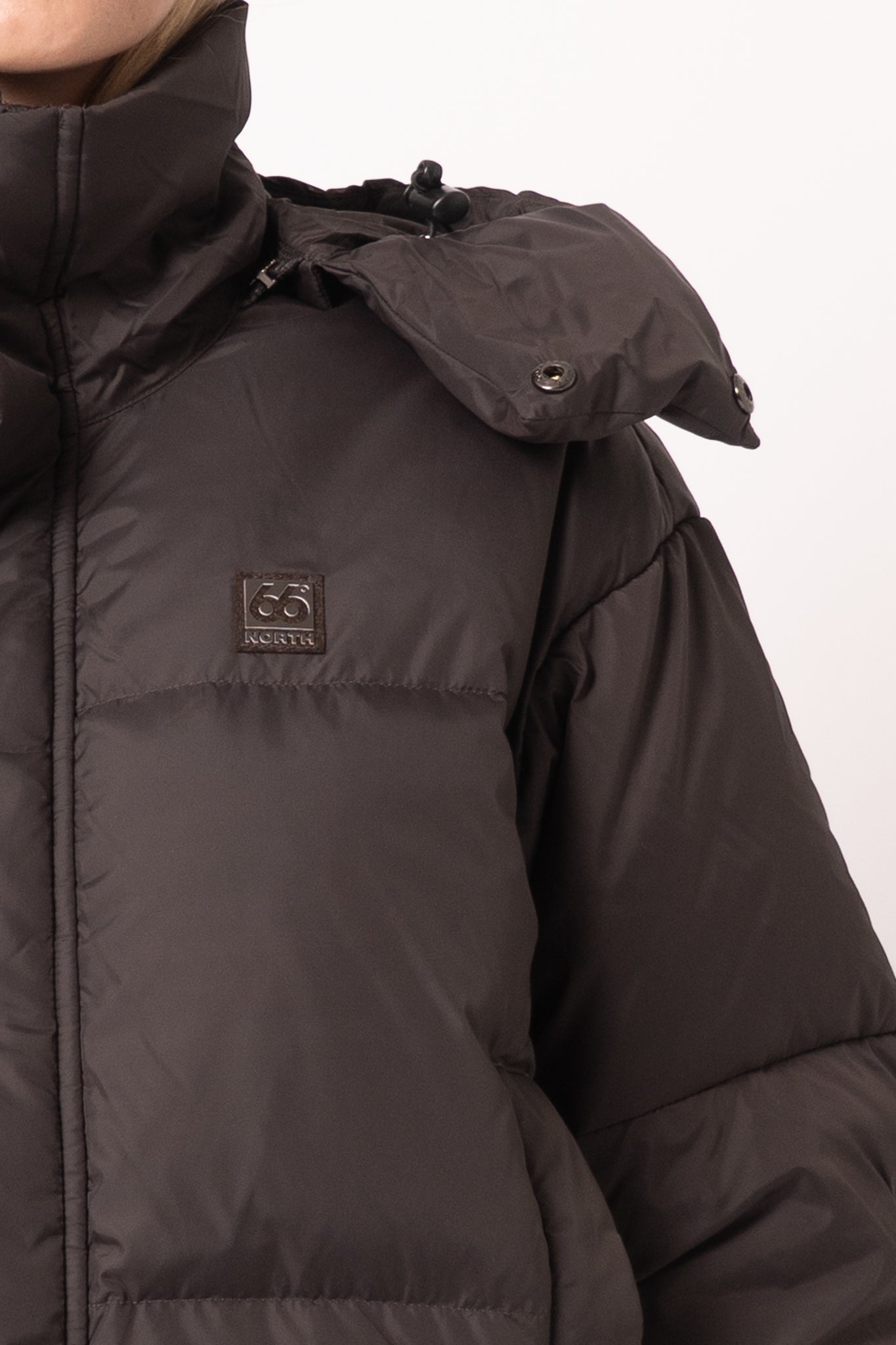 Dyngja Down Cropped Jacket Navy