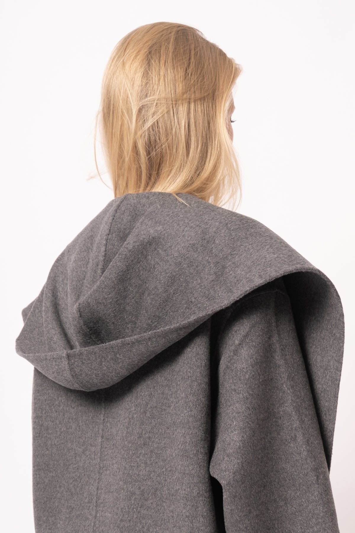 Hoodie Coat Pale Grey Mélange