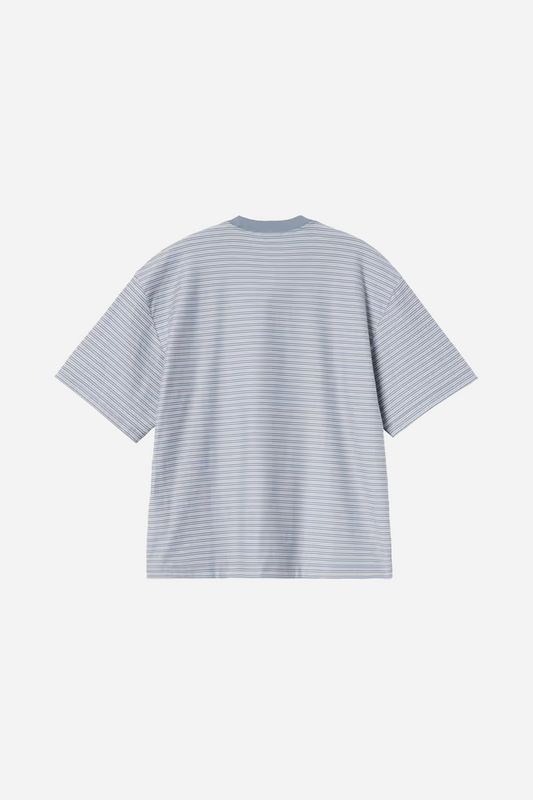 S/S Dupree T-Shirt Dupree Stripe Shady Blue