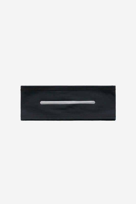 Grettir PowerDry Headband Black / Black Reflective