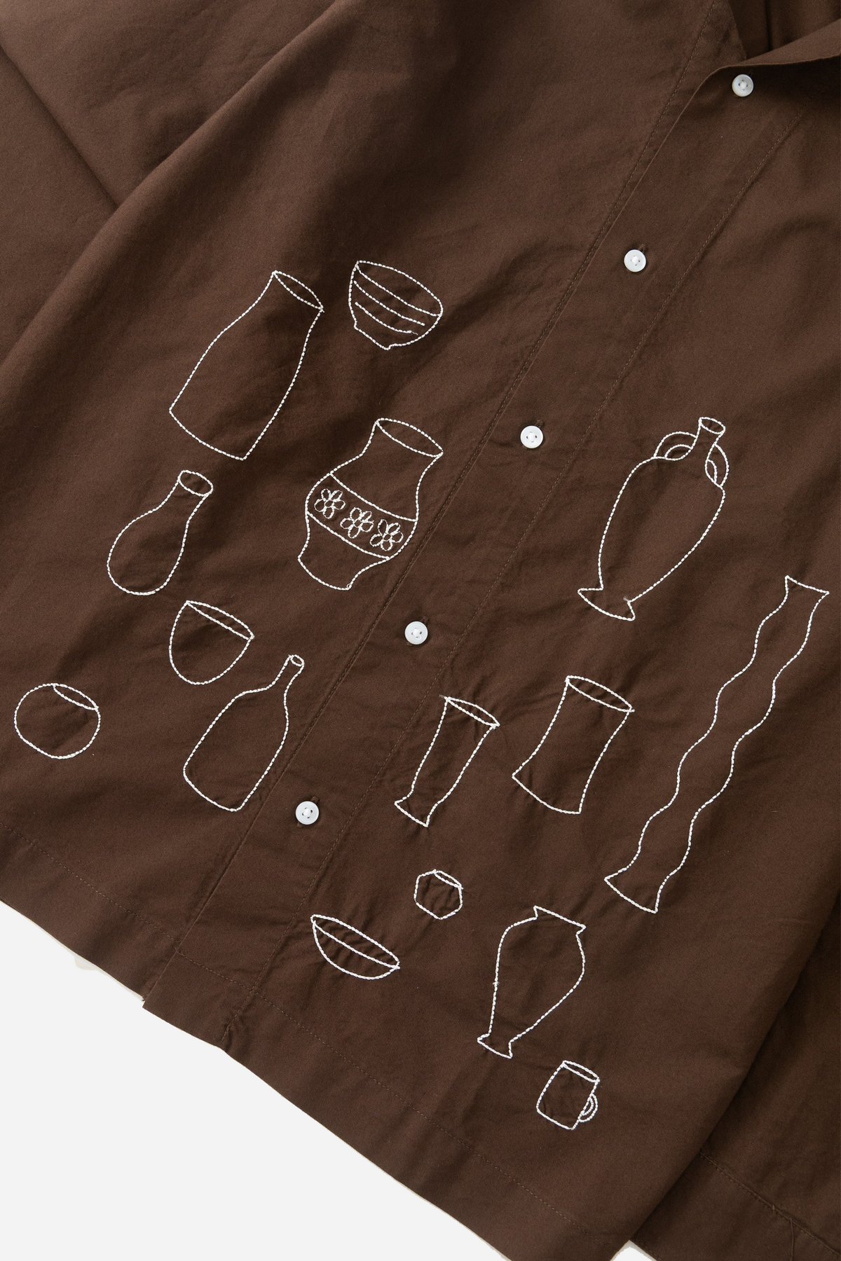 Ceramic Resort Shirt Brown
