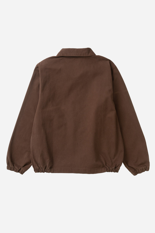 Twill Work Jacket Brown