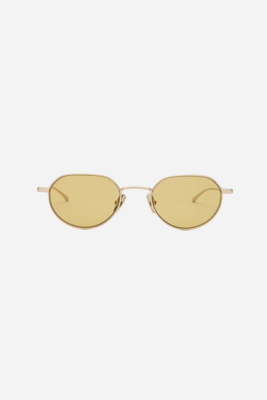 Lucien Brushed Gold / Smoked Olive Lens