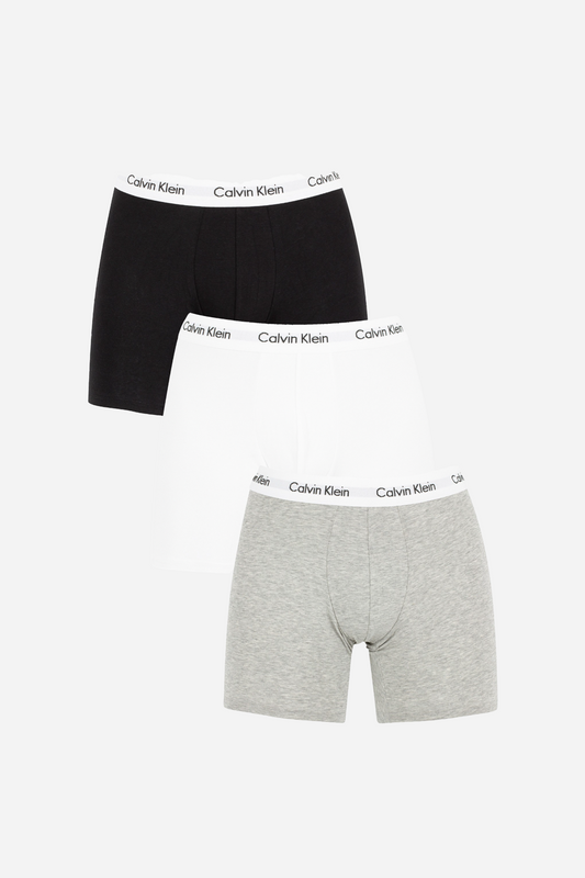 3 Pack Trunks Black/White/Grey