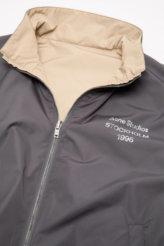 Reversible Logo Jacket Beige