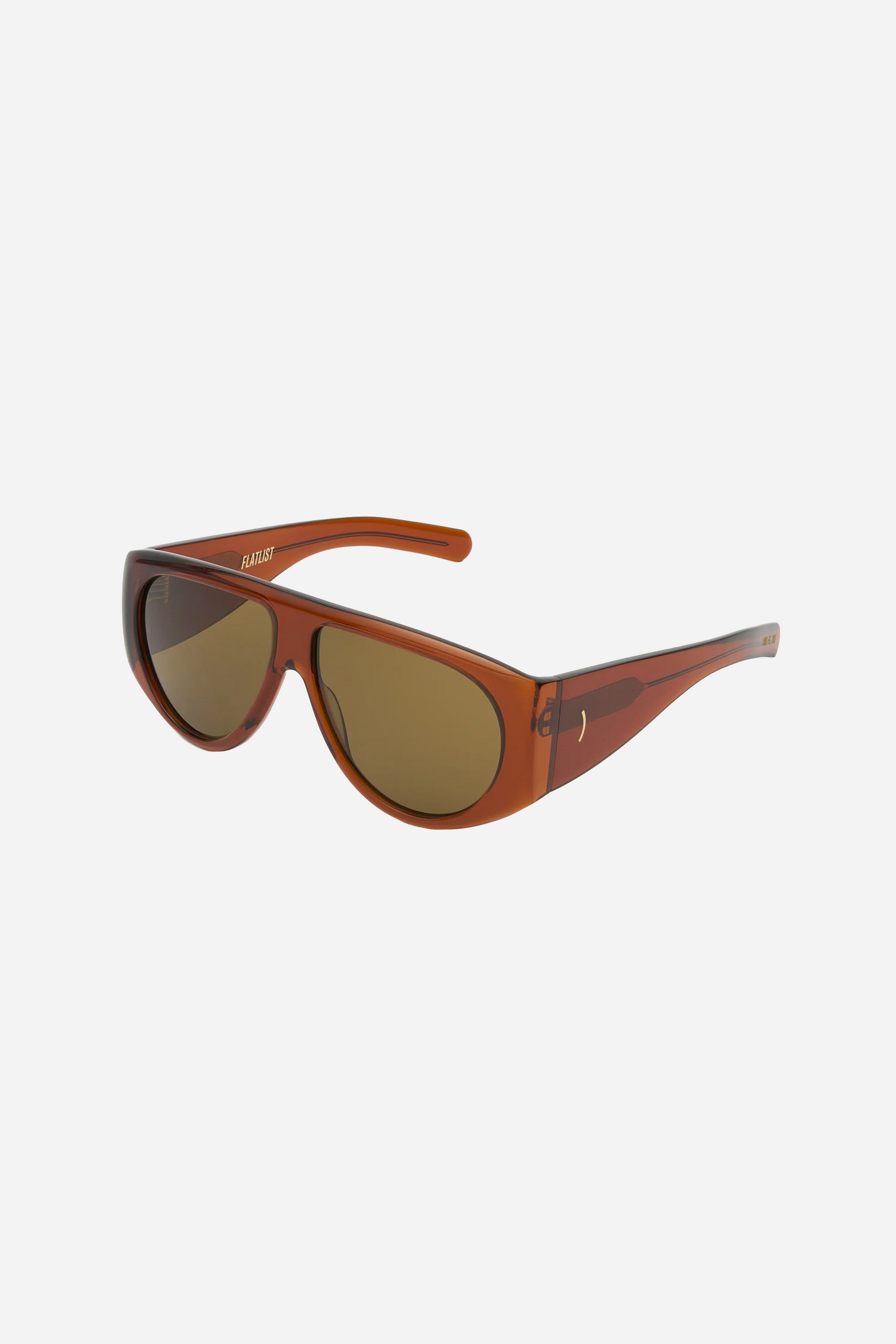 Berlyn Crystal Brown / Solid Brown Lens