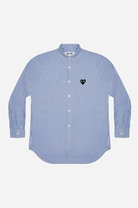 Striped Shirt Black Heart