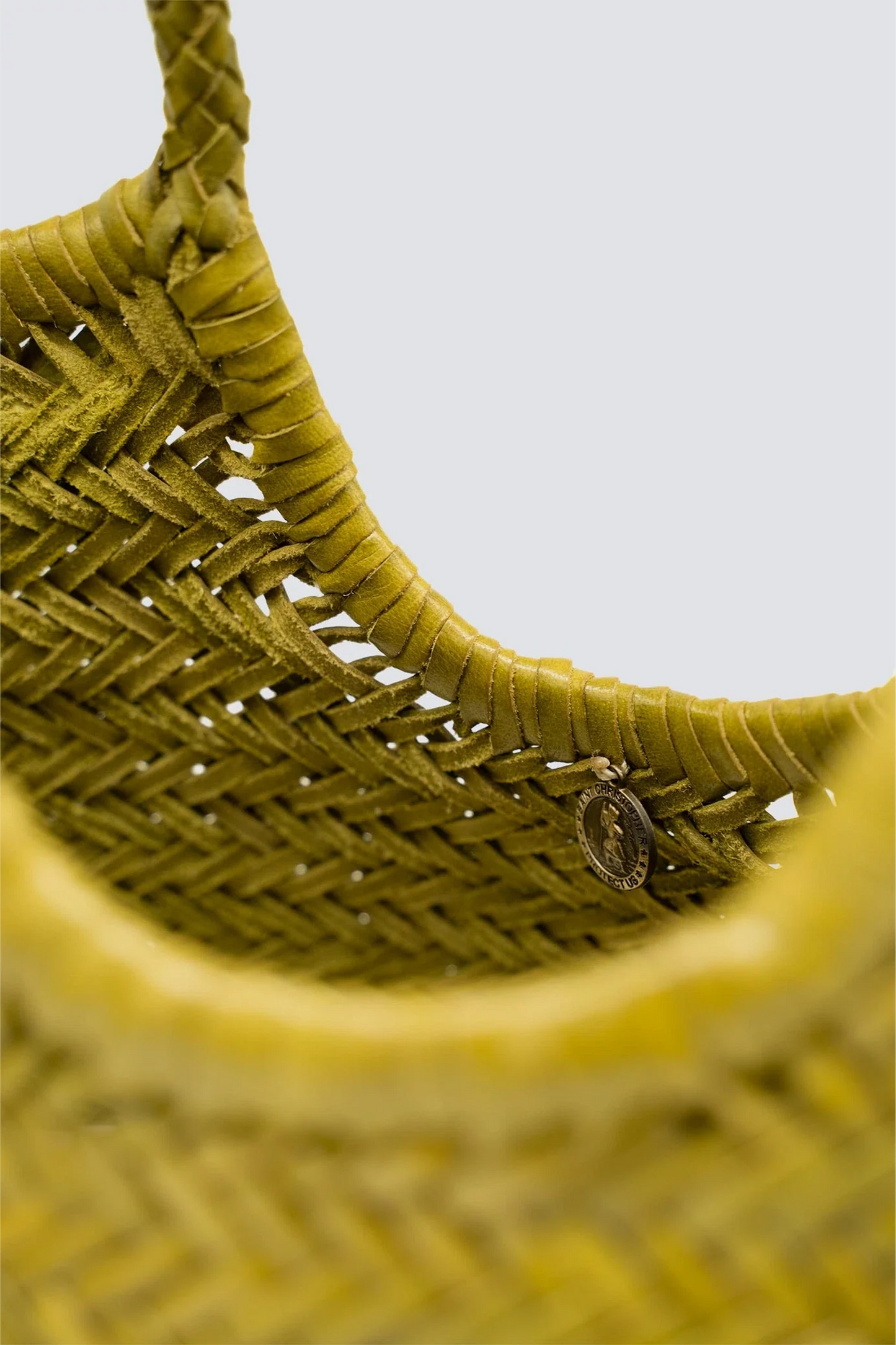Nantucket Basket Big Bamboo Green