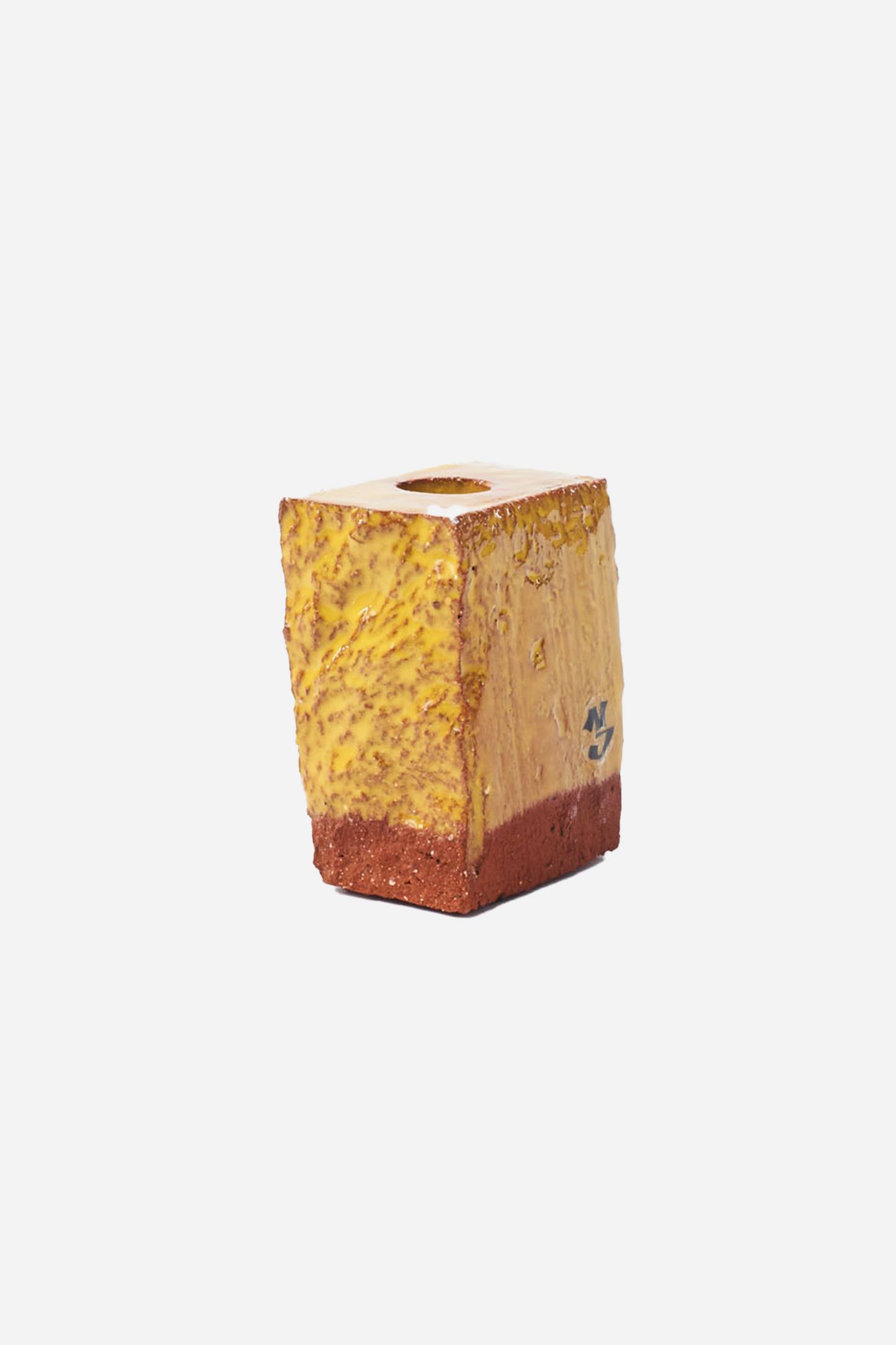 A Single Brick Candle S Yellow