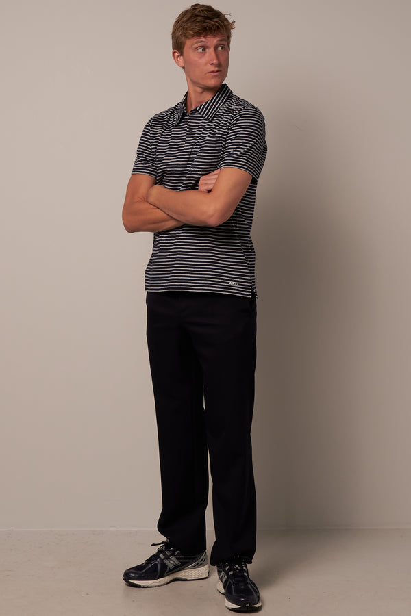 Pablo Polo Dark Navy Stripe