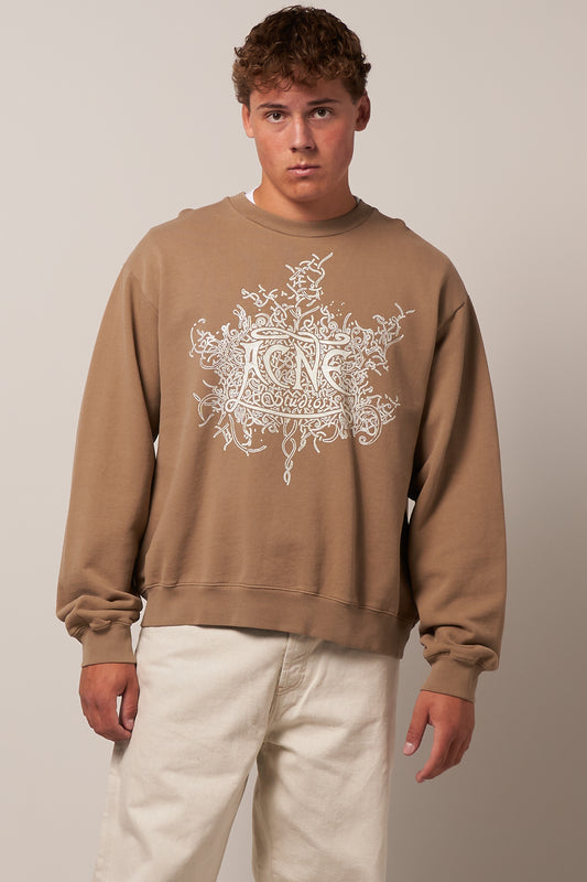 Fall Sweatshirt Dark Beige