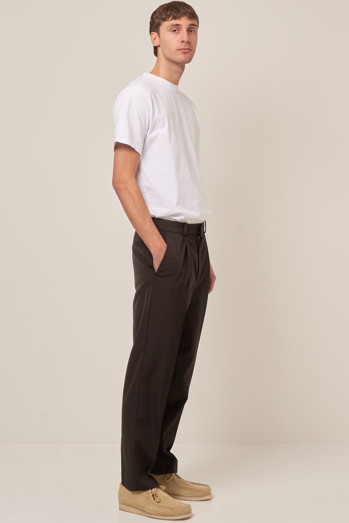 Tailored Trousers Cocoa Brown