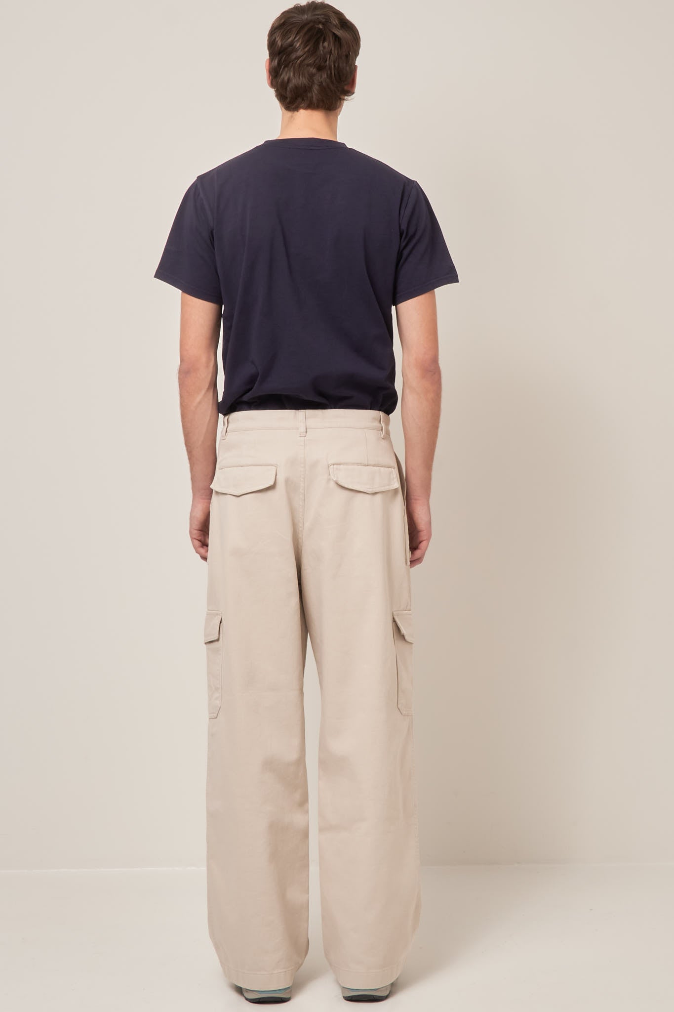 Twill Trousers Ivory White