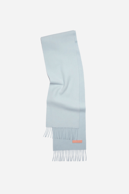 Wool Scarf Narrow Powder Blue