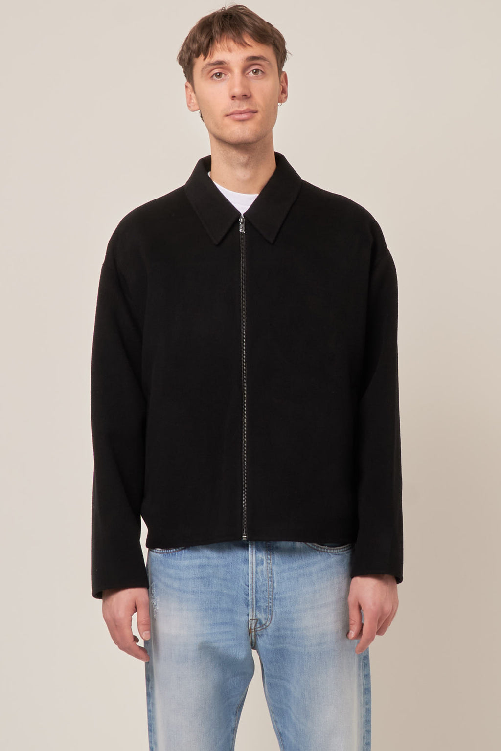 Acne Studios - Wool Zipper Jacket Black