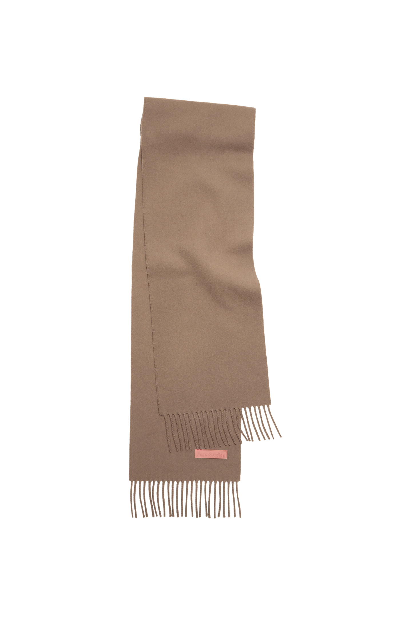 Wool Scarf Narrow Warm Beige