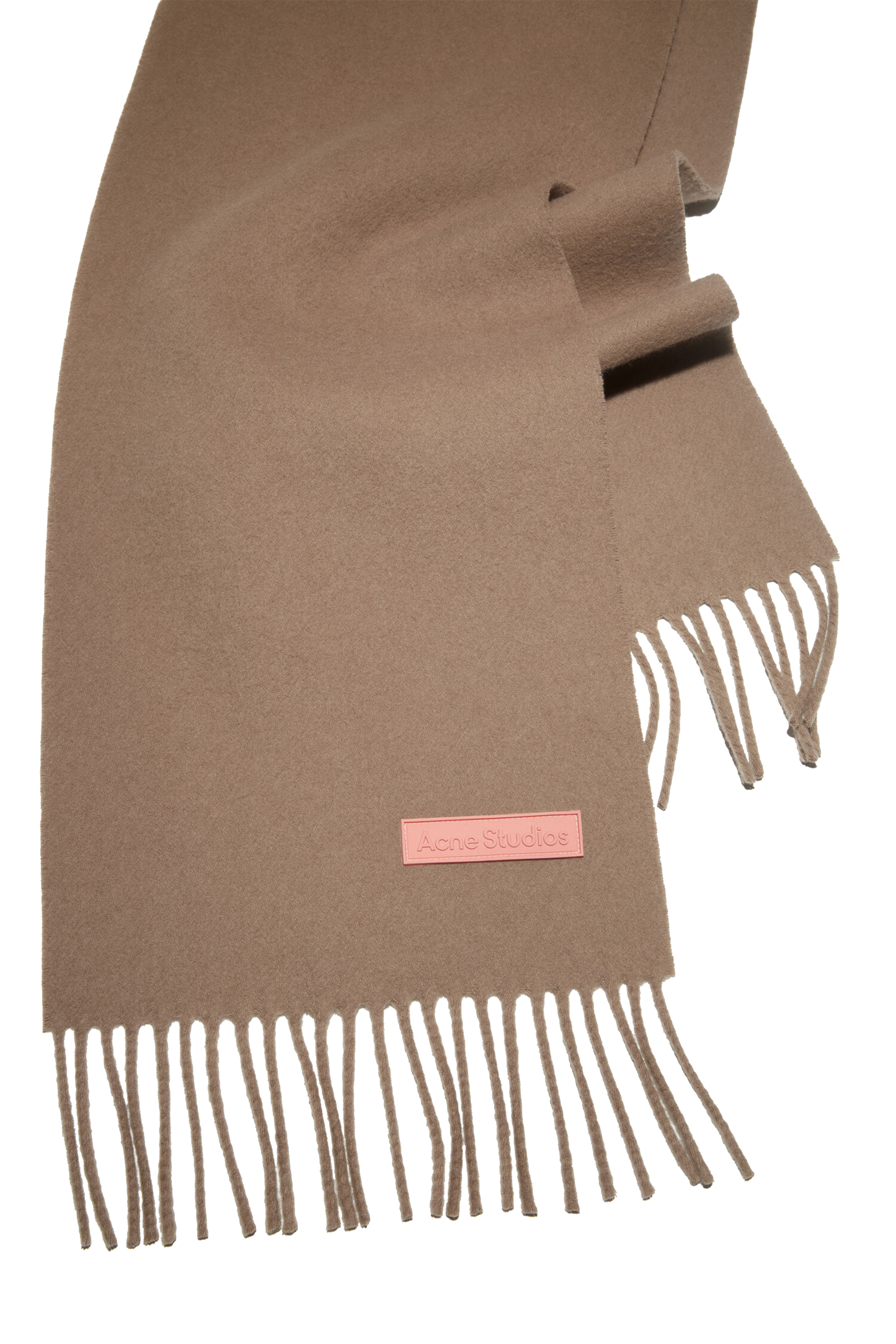 Wool Scarf Narrow Warm Beige