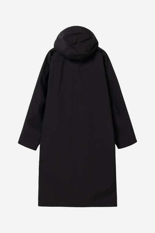 Adalvik Packable Rain Coat Black