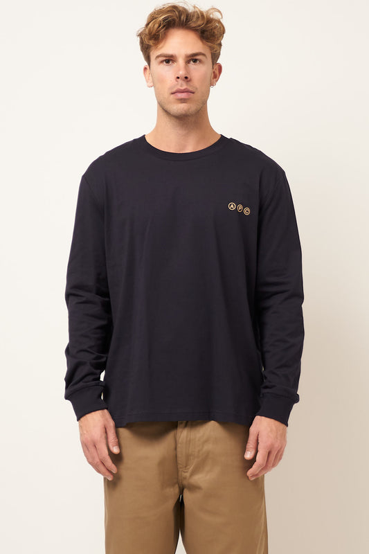 Address Long Sleeve T-Shirt Dark Navy