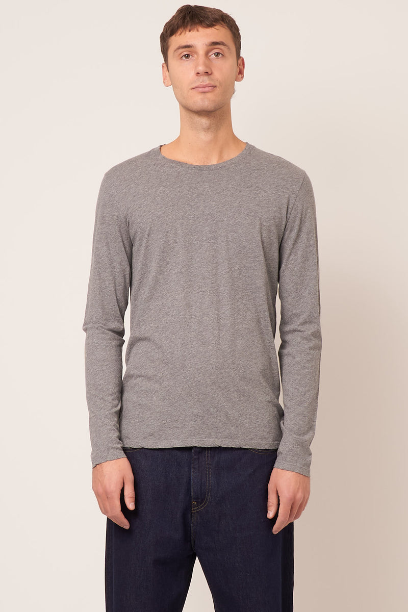 Decatur LS T-shirt Grey Melange