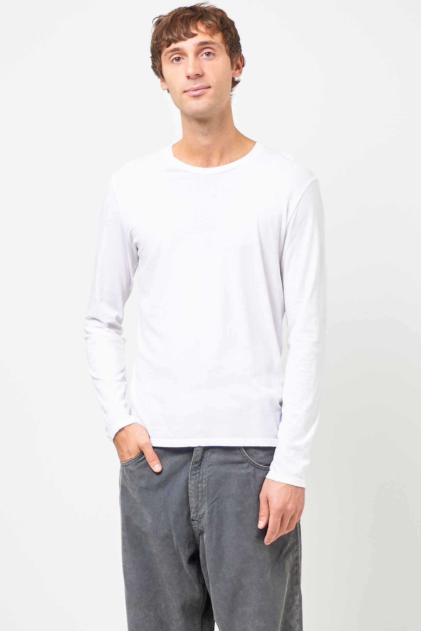 Decatur LS T-shirt White