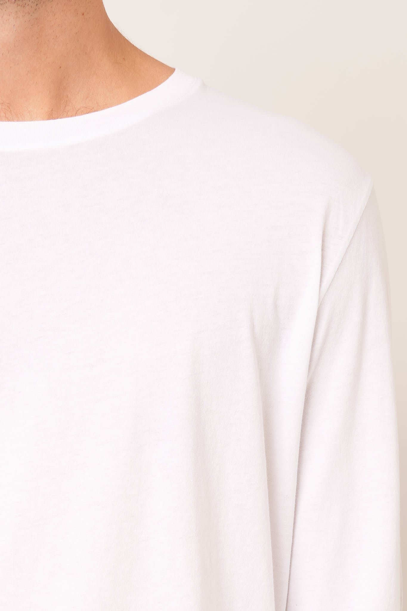 Decatur LS T-shirt White