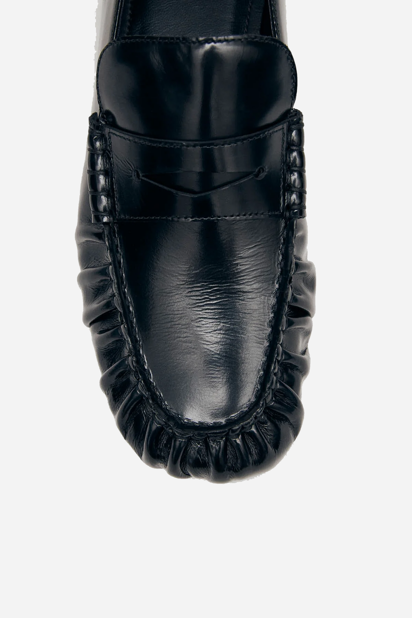 Aven Black Leather Loafers